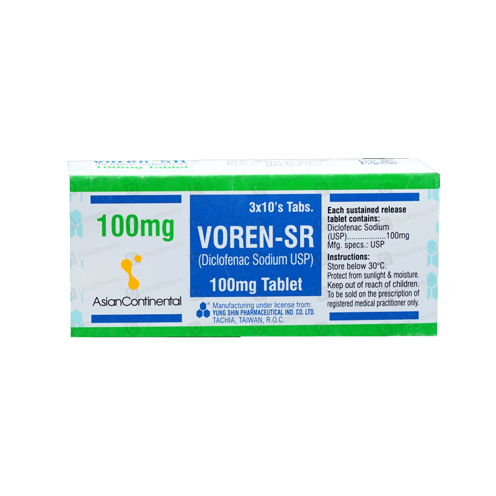 Voren Sr 100mg Tab Strip