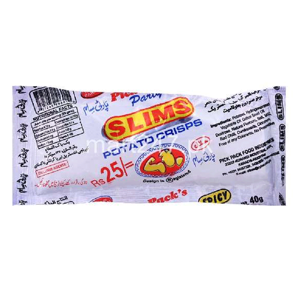 Slims Potato Crisps 40g
