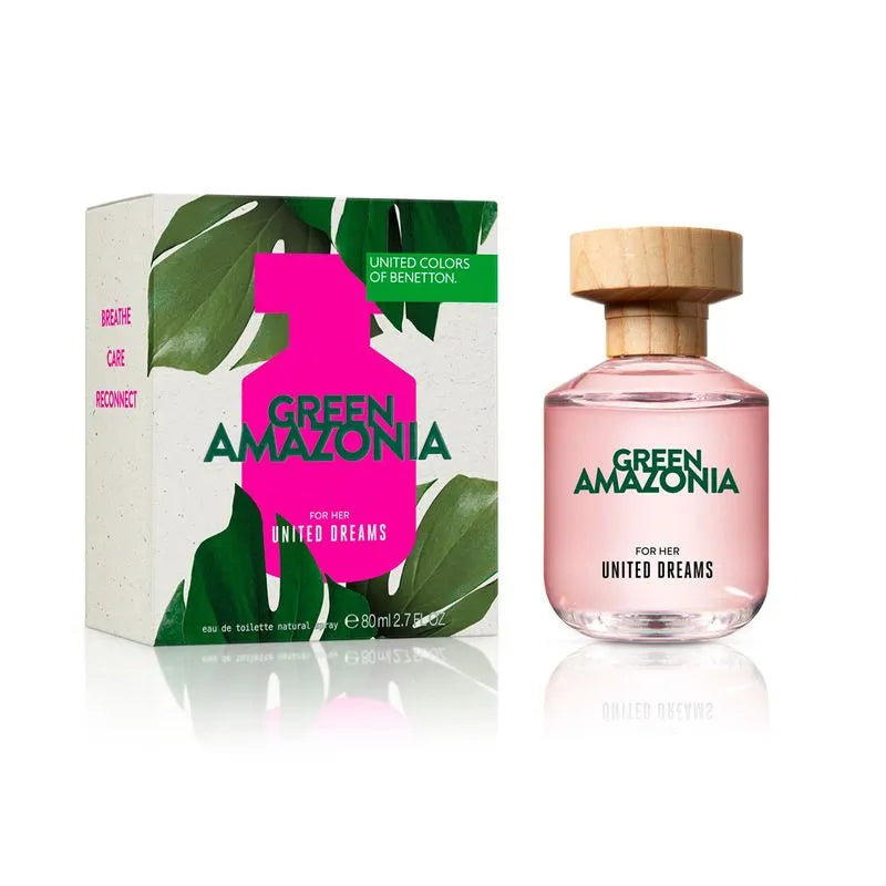 Benetton Green Amazonia For Her Edt 80Ml