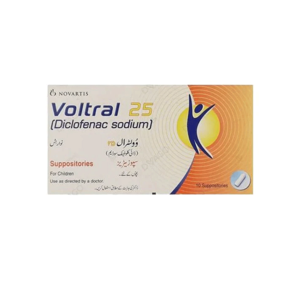 Voltral Supp 25mg 5s Strip (local)