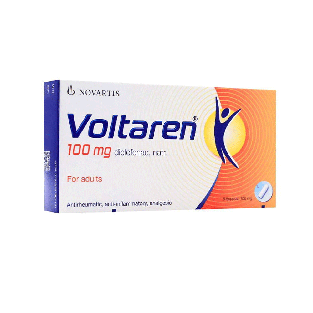 Voltral Supp 100mg 5s Box (local)