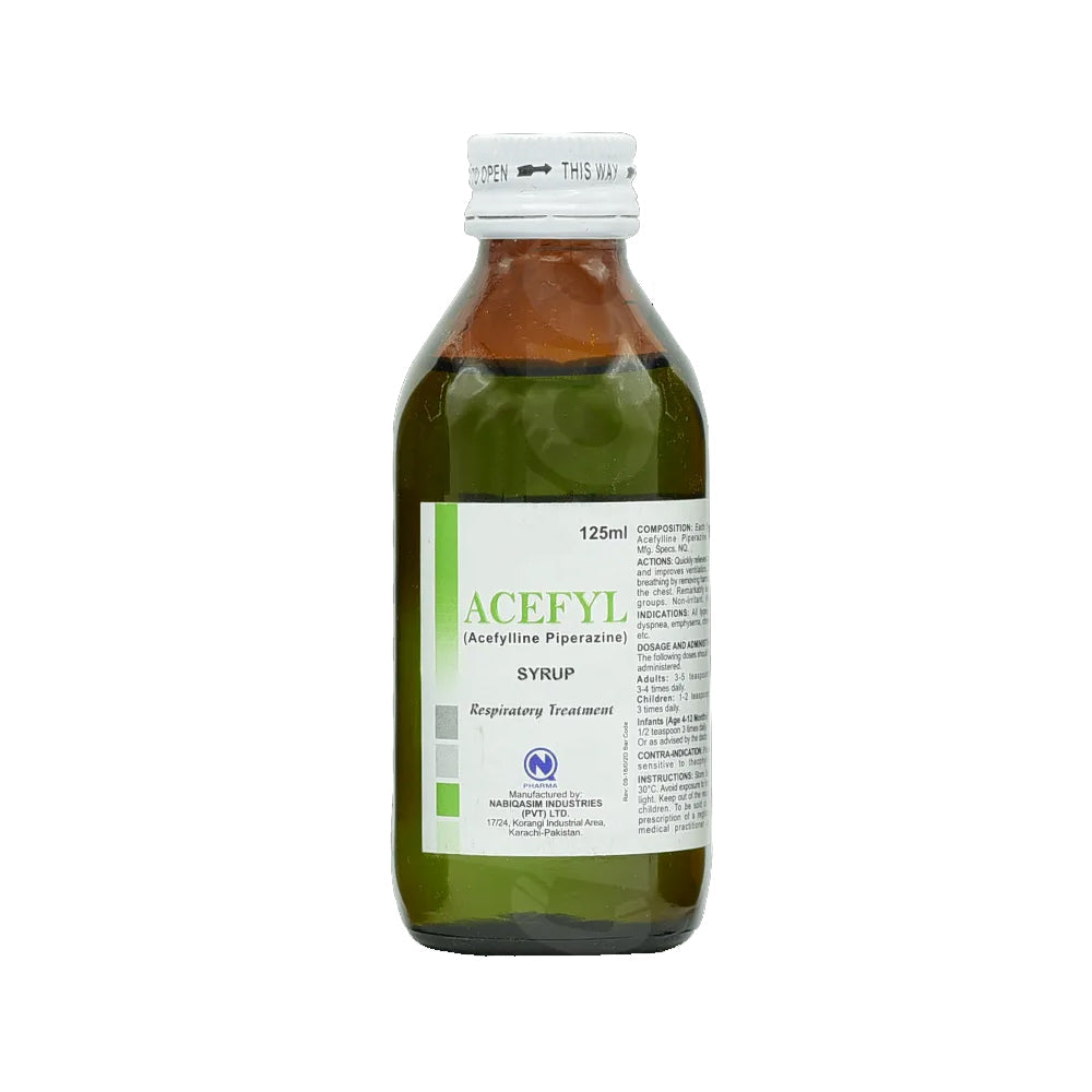 Acefyl Resp Syp 125ml (green) - Snapcart.pk
