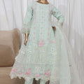 Bin Saeed Stitched 3 Piece Luxury Emb Frock Collection'2025-RTS-2297-Green