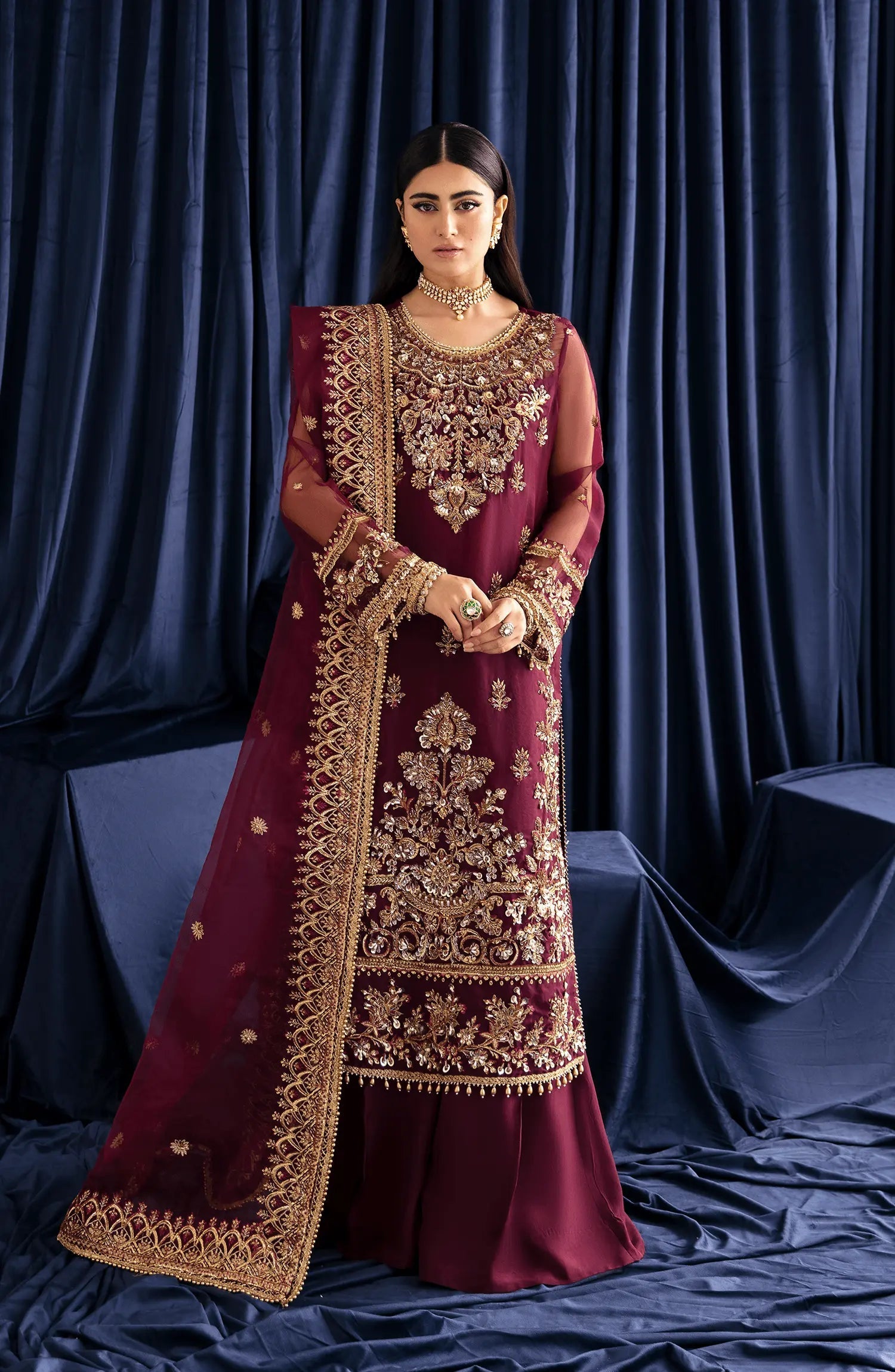 Zebaish By Fabiha Fatima Unstitched 3 Piece Formals Collection'2025-Raya