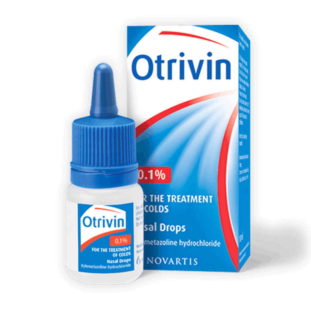 Otrivin Nasal Drop 0.1% 10ml (For Adult)