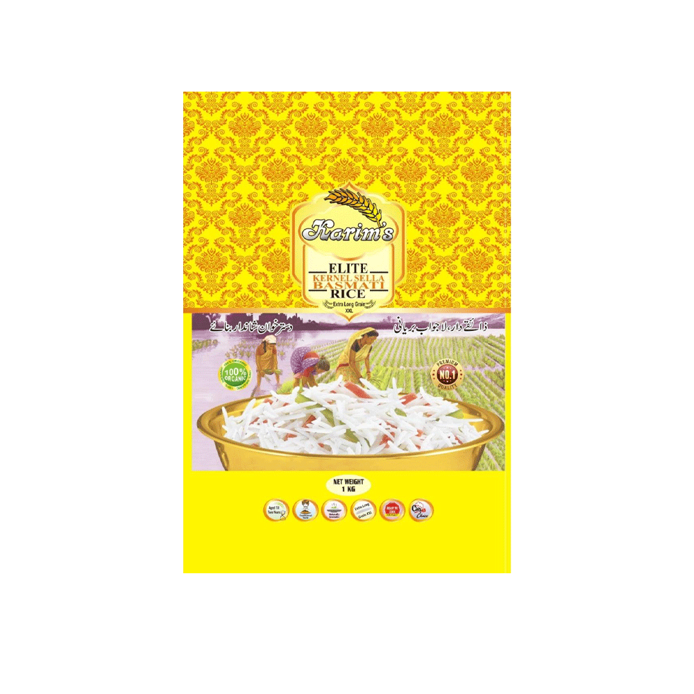 Karims Elite Kernal Sella Basmati Rice 5kg - Snapcart.pk