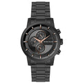 Michael Fellini Black Stainless Steel Black Dial Chronograph Quartz Watch for Gents - MF-2343-06