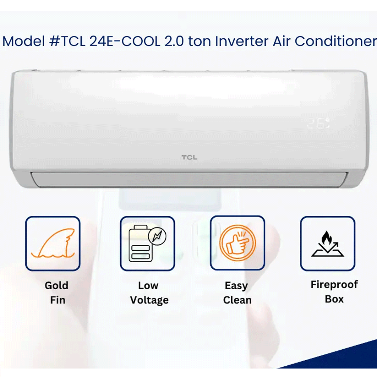 TCL 24E-COOL 2.0 ton Inverter Air Conditioner (2025)
