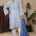 Bin Saeed Stitched 3 Piece Printed Lawn Collection'2025-NSM-2431-Blue