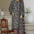 Bin Saeed Stitched 3 Piece Printed Lawn Collection'2025-NSM-2432-Black
