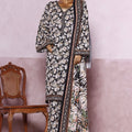 Bin Saeed Stitched 3 Piece Exclusive Printed Khaddar Vol-06 Collection'2025-WK-2449-Black