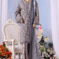 Bin Saeed Stitched 3 Piece Exclusive Printed Cotton Vol-04 Collection'2025-WC-2492-Gray