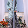 Bin Saeed Stitched 3 Piece Exclusive Printed Cotton Vol-04 Collection'2025-WC-2493-Ferozi