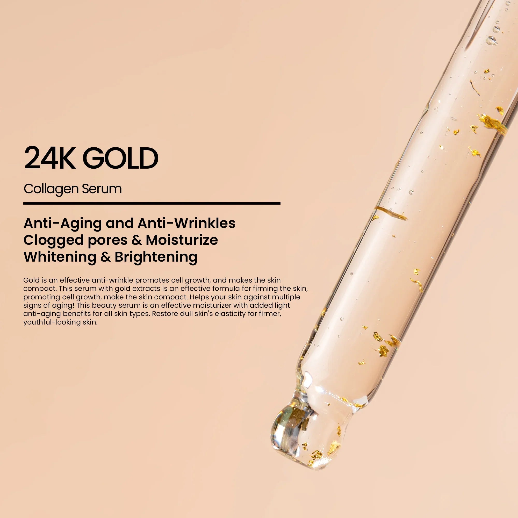 Rivaj - Face Serum - 24k Gold - 30Ml