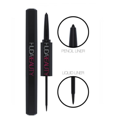 Huda Beauty Life-Liner Duo Pencil & Liquid Eyeliner