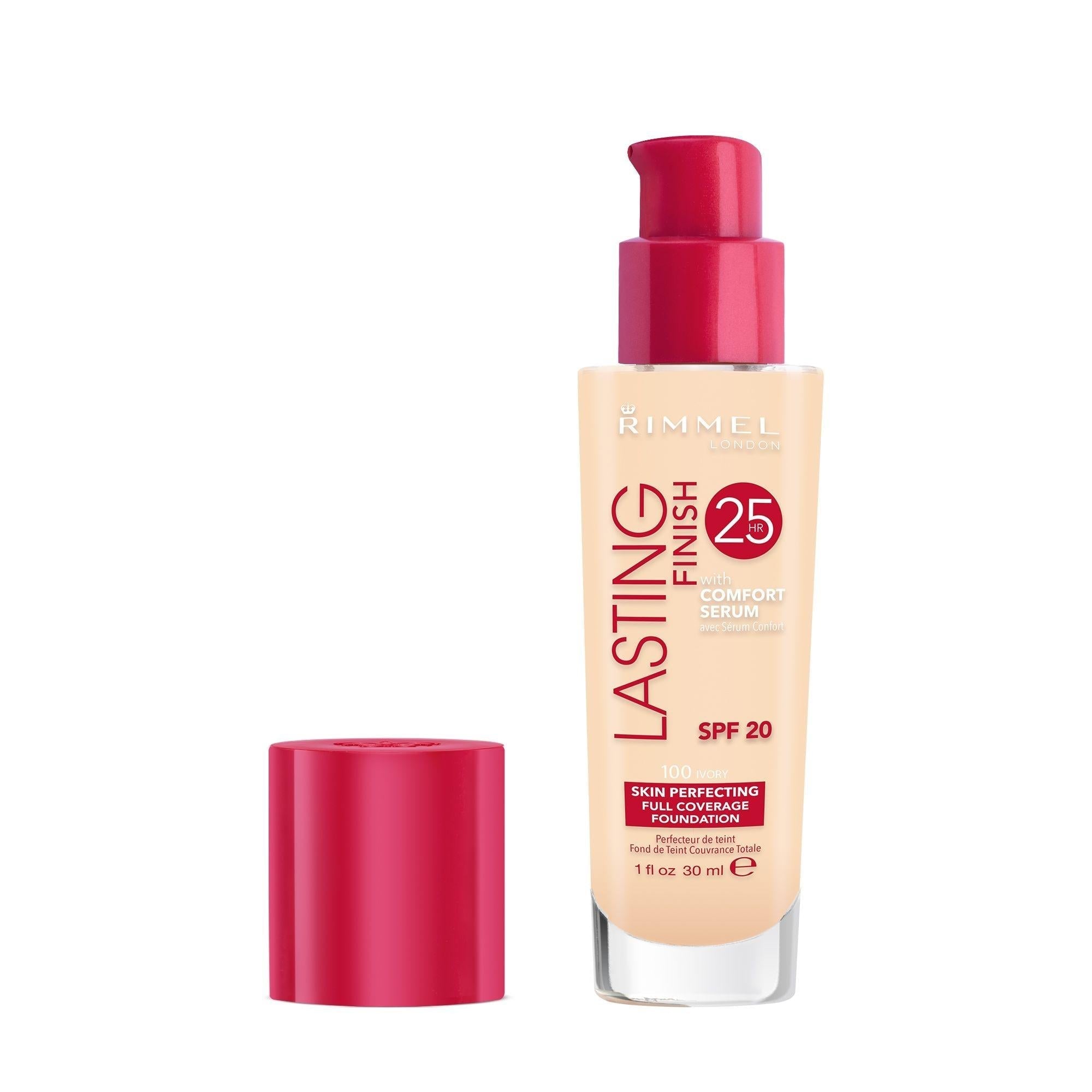 Rimmel- Lasting Finish 25 Hour Foundation, Ivory, 30 ml - My Store