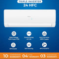 Haier 2 Ton DC Inverter Split AC - Model 24HFC - UPS Enabled - Self Cleaning - Long Air Throw