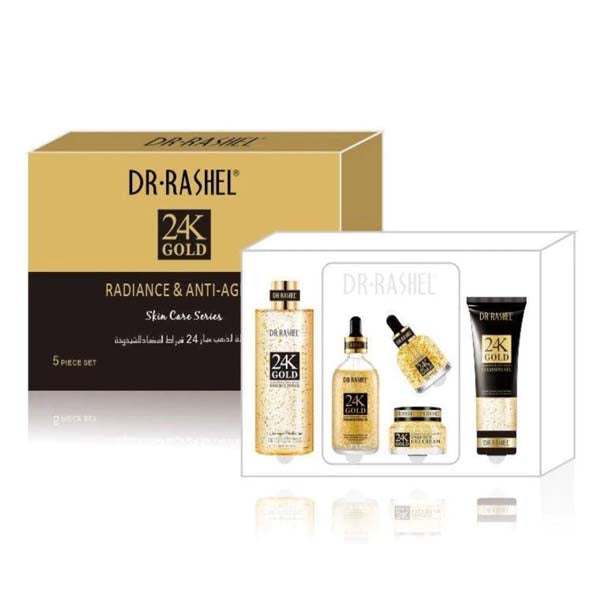 Dr.Rashel 24K Gold Radiance & Anti-Aging Kit 5 Piece Set