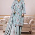 Bin Saeed Stitched 3 Piece Exclusive Printed Khaddar Vol-09 Collection'2025-WK-2519-Ferozi