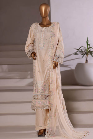 Sada Bahar Stitched 3 Piece Luxury Viscose Winter Vol-01 Collection'2025-LEV-252-Cream