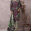 HZ Stitched 3 Piece Khaddar Prints Vol-02 Suit-KPT-2566