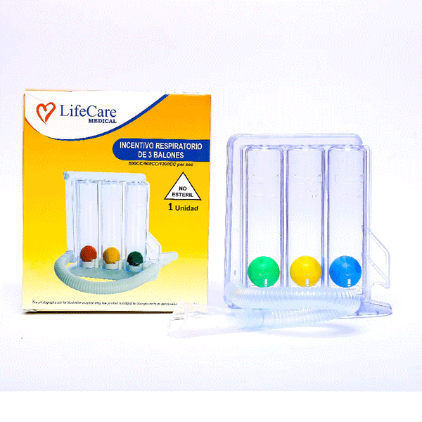 Life Care 3-ball Incentive Spirometer - Snapcart.pk
