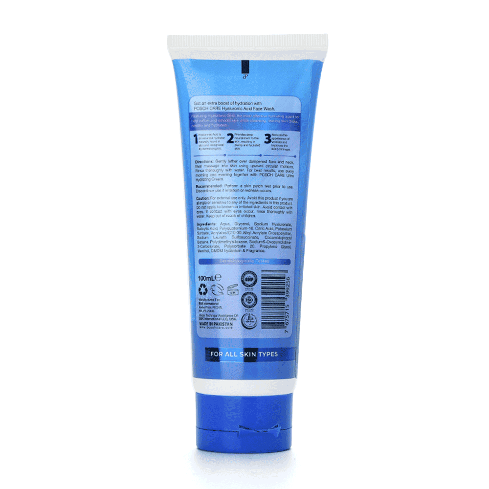 Posch - Hyaluronic Acid Face Wash 100Ml