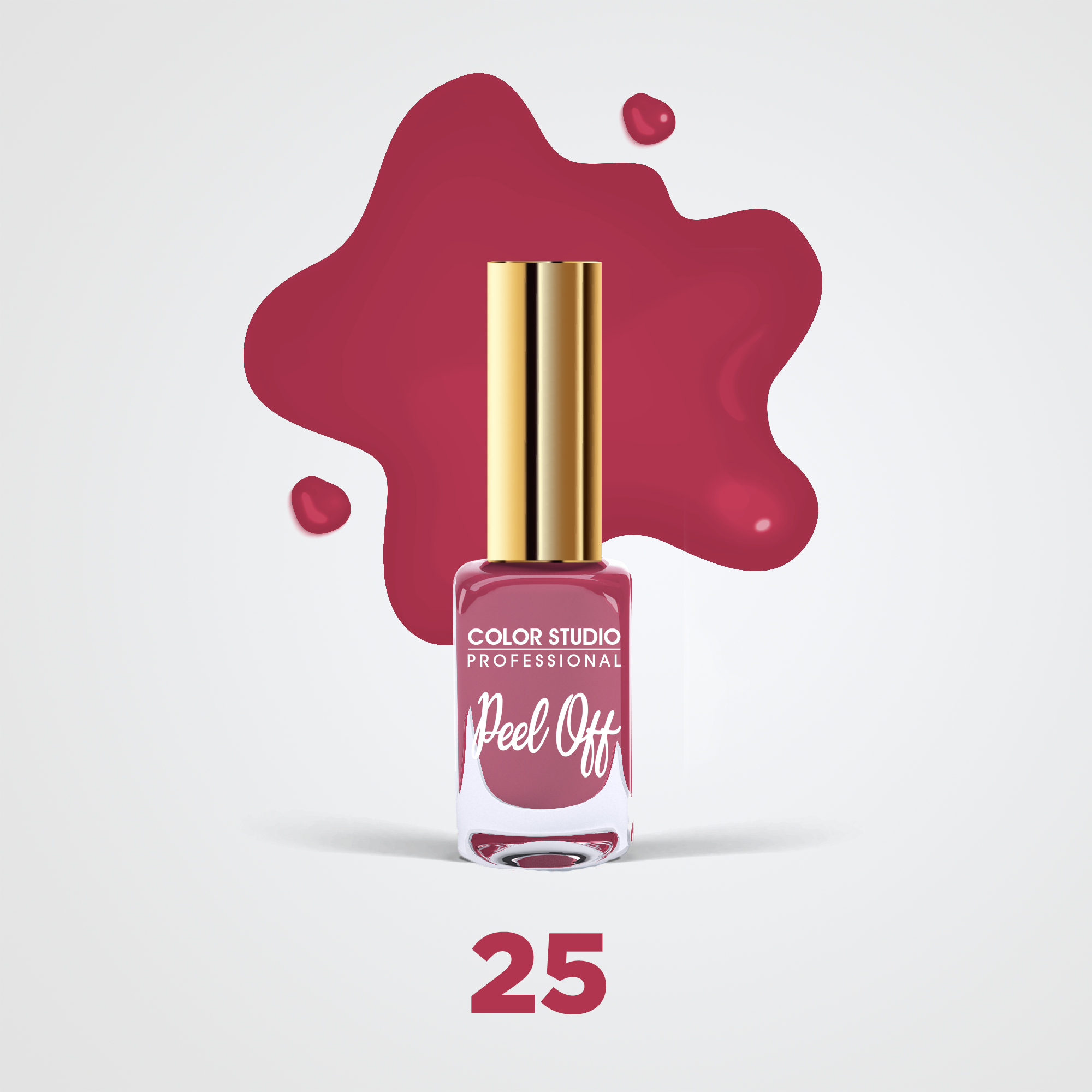 Color Studio - 25 Ariana - Peel Off Nail Colors - Water Based Nail Polish