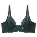 Non-Padded Lace Bra - June - Green