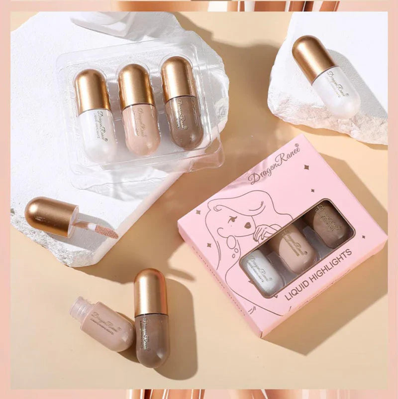 Dragon Ranee - Liquid Highlighter 3Pcs Set