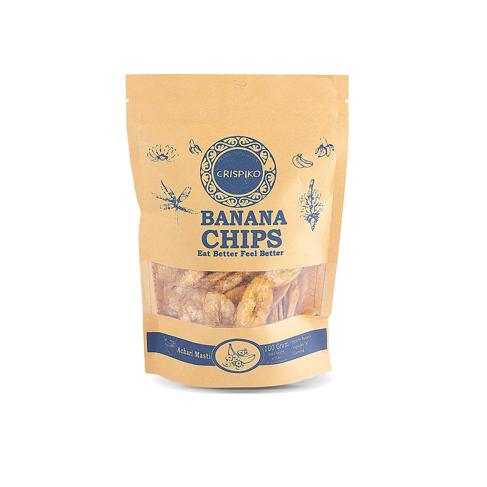Snakitos Banana Chips Achari Masti 90g