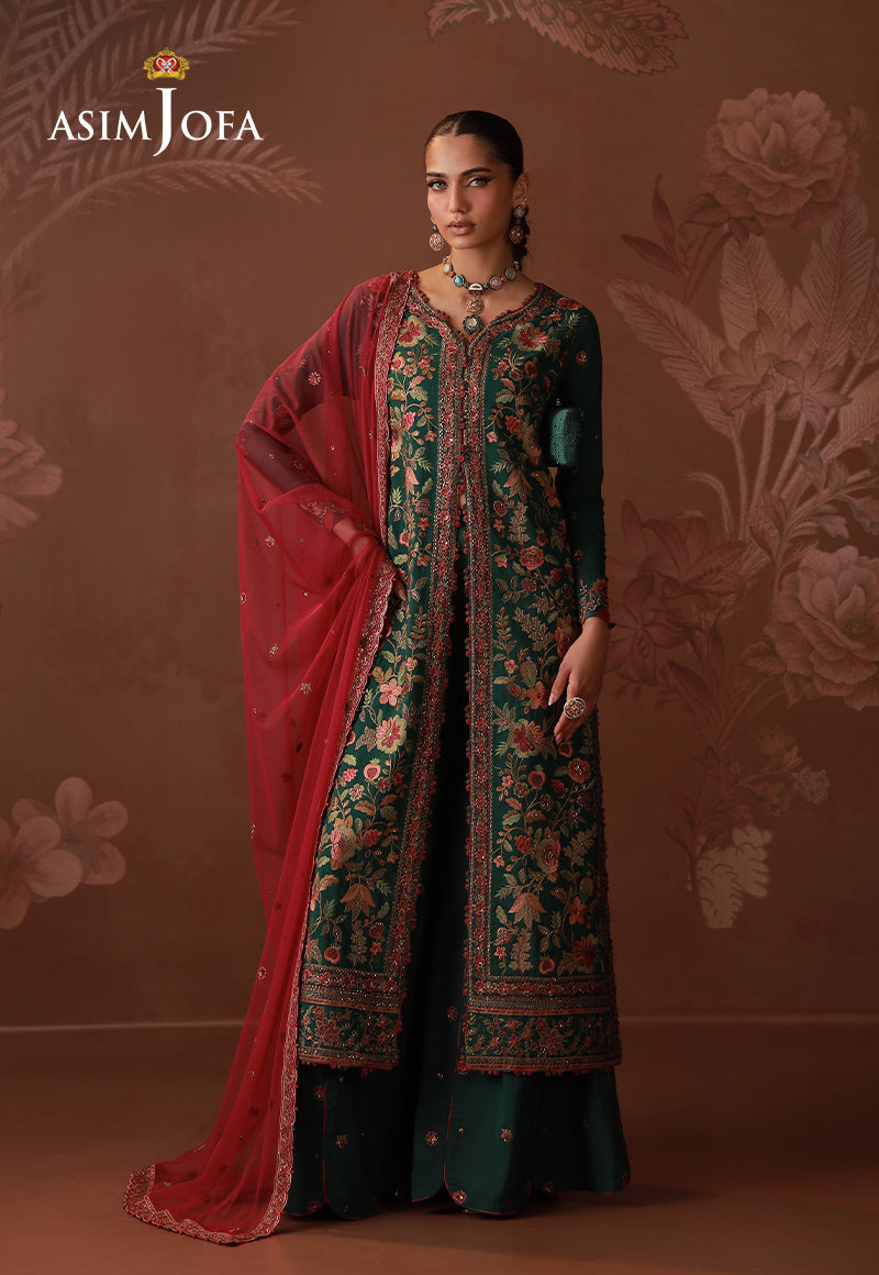 Zari By Asim Jofa Unstitched 3 Piece Festive Formals Suit-AJULD-08