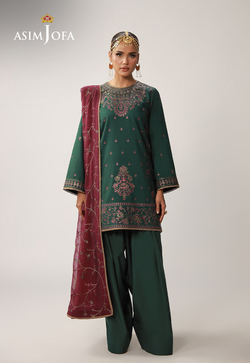 Layaan By Asim Jofa Unstitched 3 Piece Festive Formals Suit-AJULO-06
