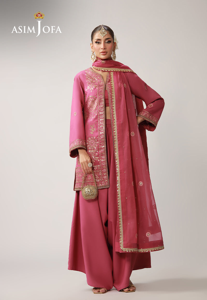 Layaan By Asim Jofa Unstitched 3 Piece Festive Formals Suit-AJULO-10