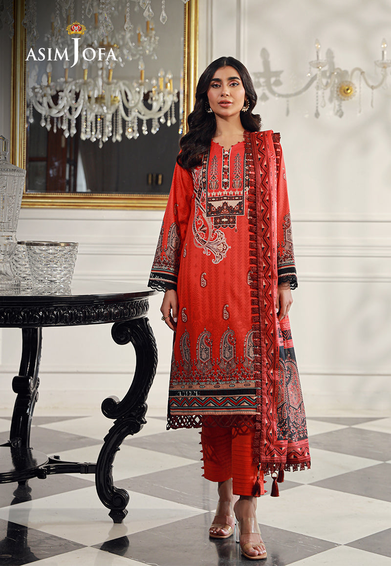 Asim Jofa Prints Vol 6 Ajun-04 Printed Lawn 3 Pcs