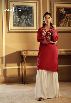 Asim Jofa Essential Pret Drop 5 Ajfv-07 Embroidered Cambric 1Pc