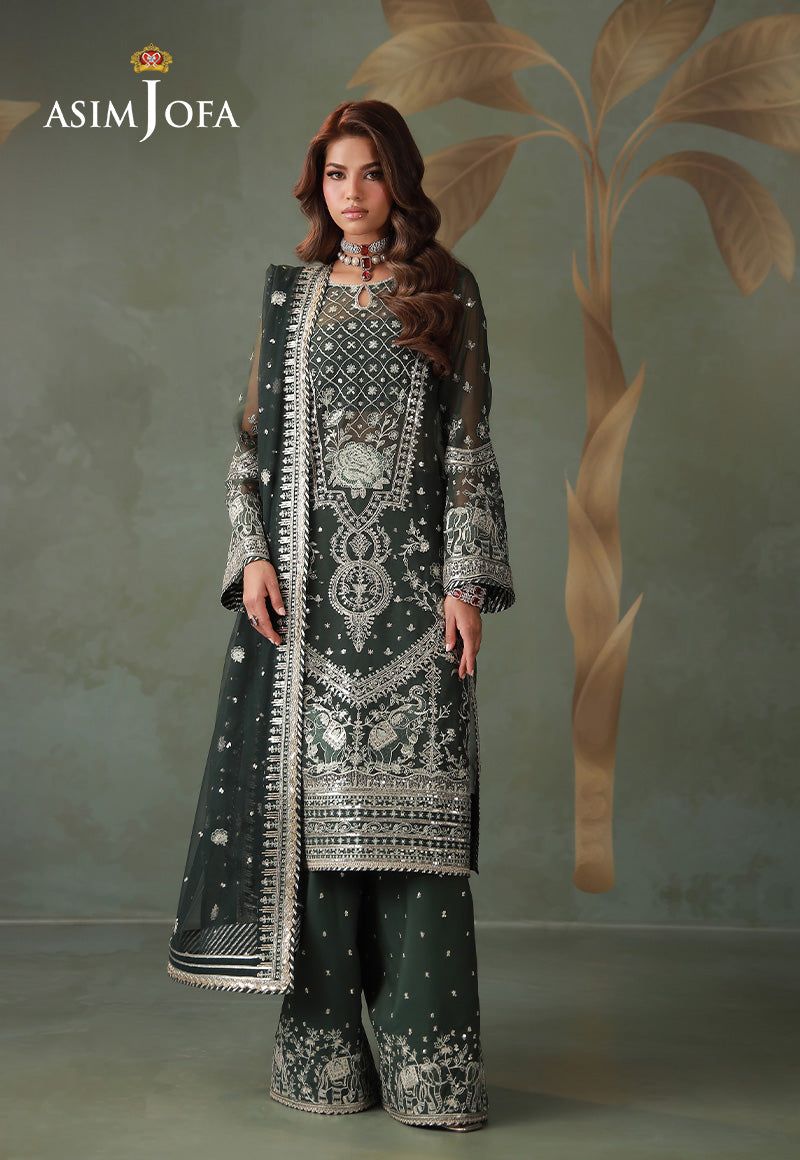 Zari By Asim Jofa Unstitched 3 Piece Festive Formals Suit-AJULD-11