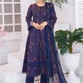 Threads & Weaves Unstitched 3 Pc Embroidered Lawn Suit-03