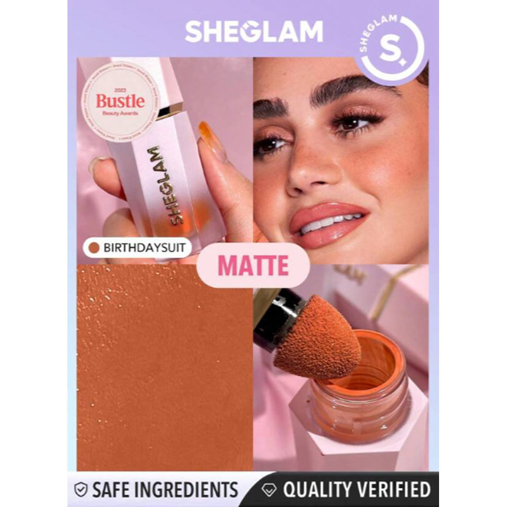 SHEGLAM - Color Bloom Liquid Blush - Birthday Suit