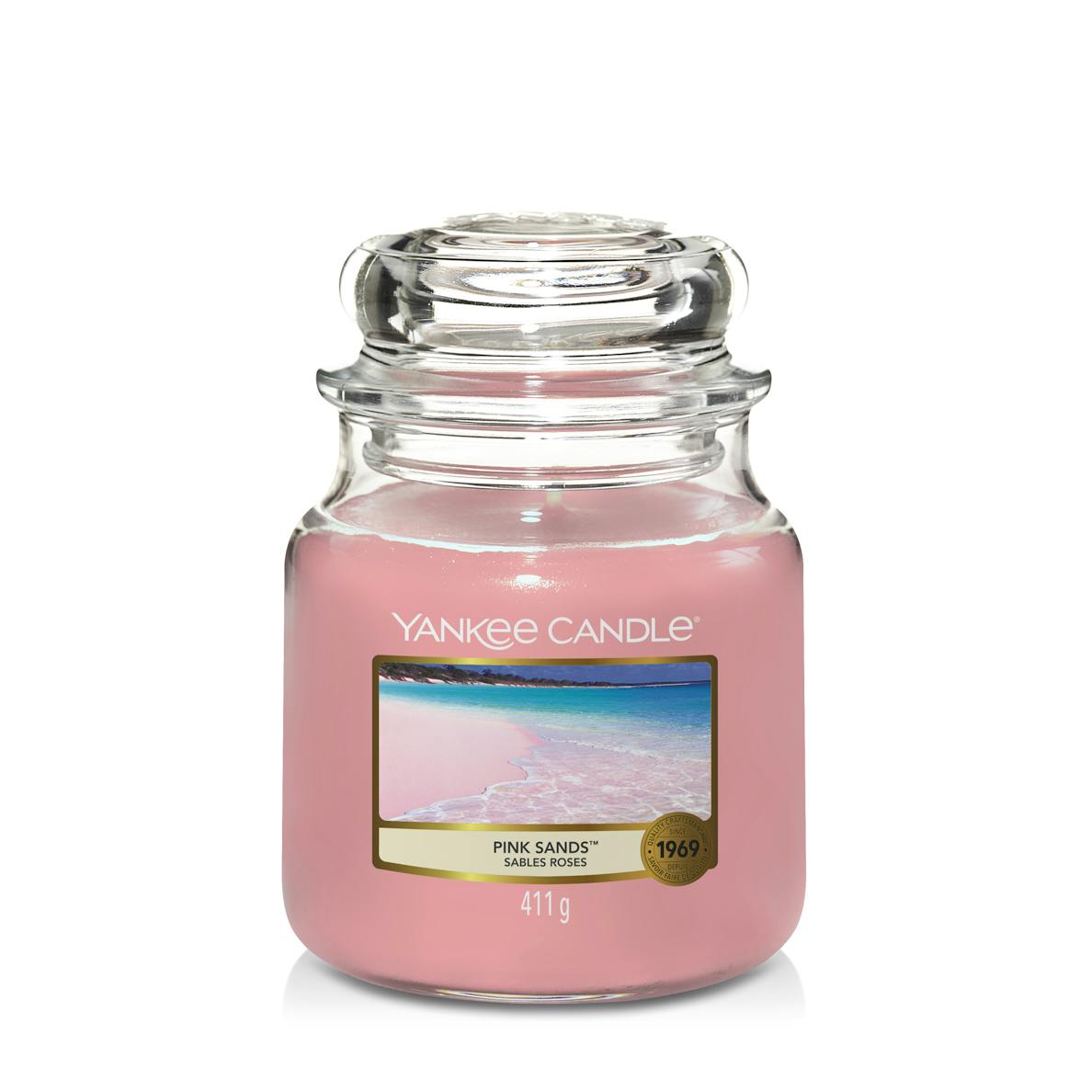 Yankee Candle Jar Middle Pink Sands 411g