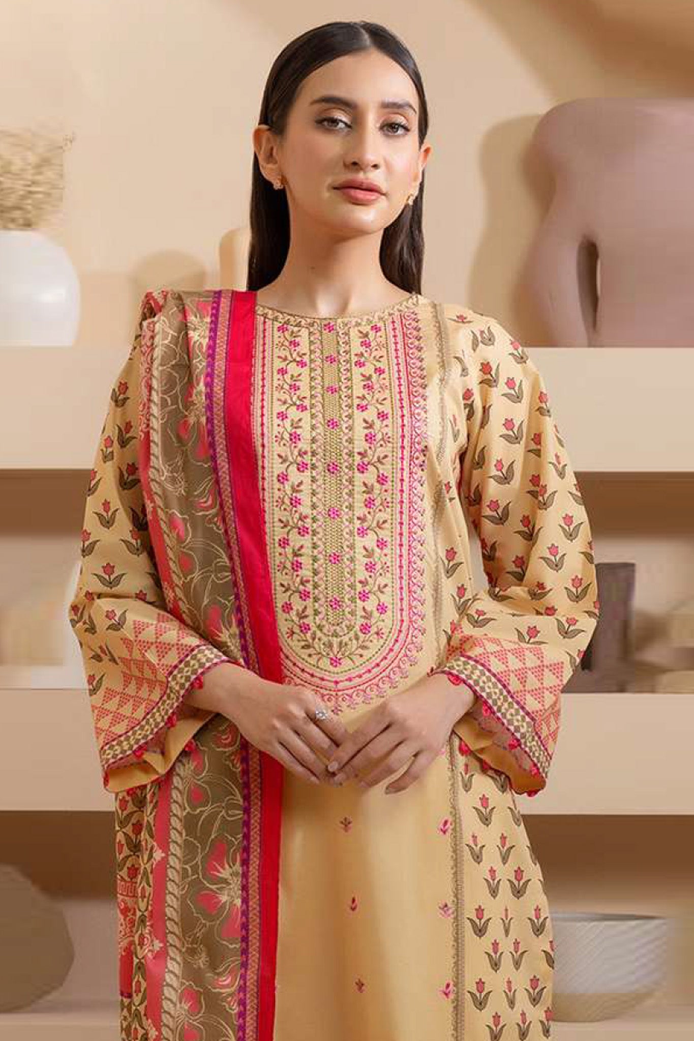 Zellbury Unstitched 3 Piece Lawn Vol-07 Collection'2025-WUS-30278