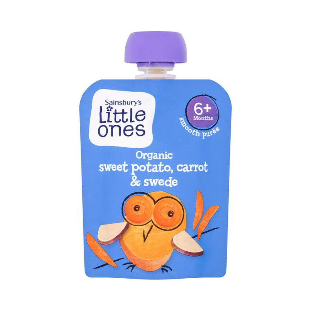 Sainsbury's Little Ones Organic Sweet Potato, Carrot & Swede 70g