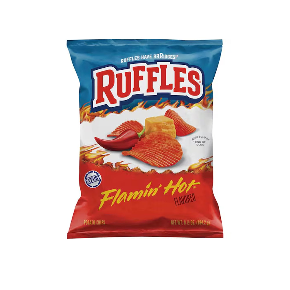 Ruffles Flaming Hot Chips 184.2g - Snapcart.pk