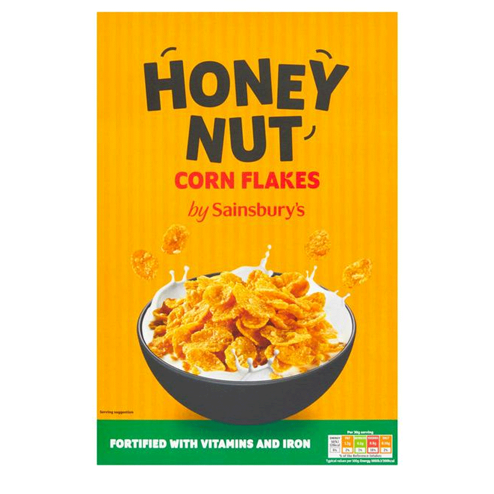 Sainsburys Honey Nut Cornflakes 500g