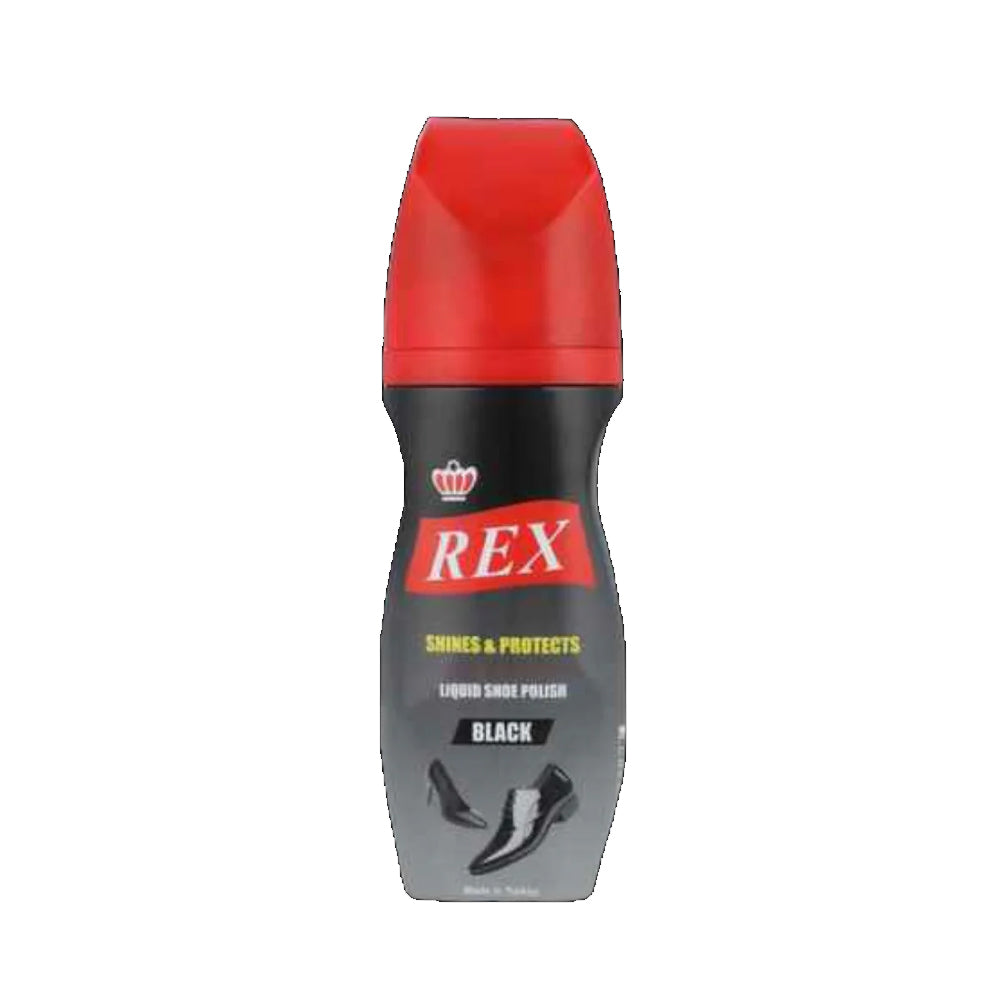 Rex Liquid Shor Polish Black 75ml - Snapcart.pk