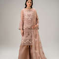 AURA Vol-01 By Zebtan Unstitched 3 Piece Luxury Formals Suit-AR-06 | Aura Vol-01