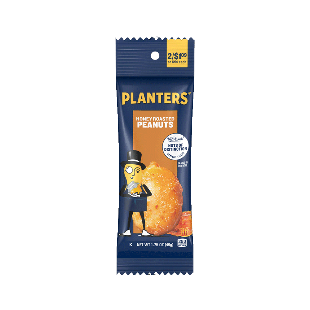 Planters Honey Roasted Peanuts 49g