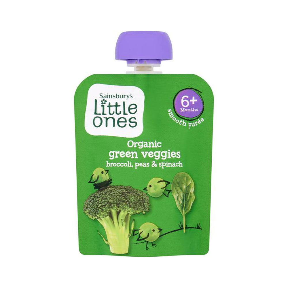 Sainbury's Organic Green Veggies 70g