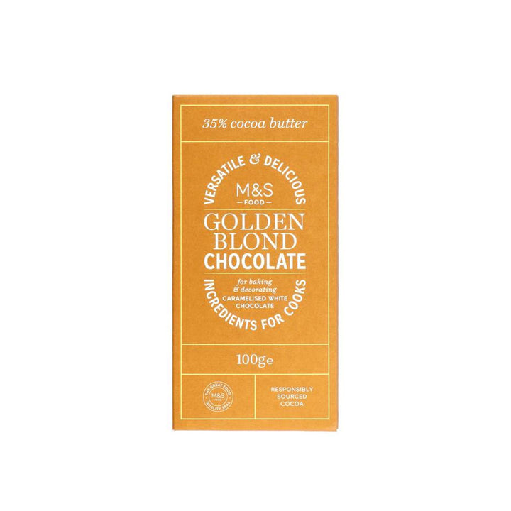 M&s 35% Cocoa Butter Golden Blond Chocolate 100g - Snapcart.pk