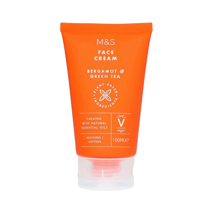 M&s Bergamot Green Tea Face Cream 100ml - Snapcart.pk